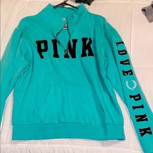 Teal VS Pink Quarter-Zip